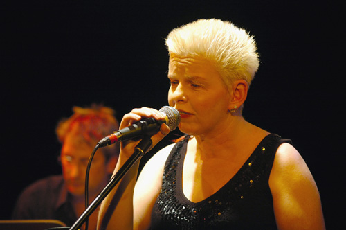 Andrea Eberl beim Sommerblut Festival im B�rgerhaus Stollwerck, K�ln